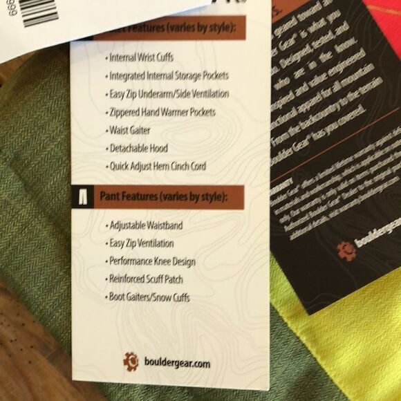 NWT. Boulder Gear Juniper Jacket Sz. M - Picture 5 of 8